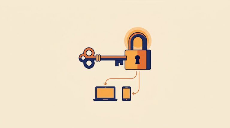Один ключ открывает защищённое хранилище паролей на ноутбуке и смартфоне